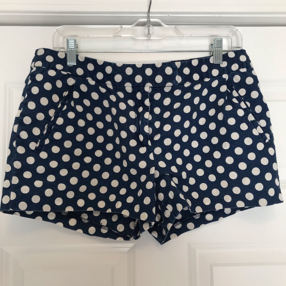 J. Crew polka dot shorts
